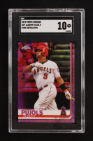 Albert Pujols 2019 Topps Chrome Pink Refractors #27 (SGC 10) at PristineAuction.com