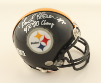 Rocky Bleier Signed Steelers Mini Helmet Inscribed "4x SB CHamps" (Beckett) at PristineAuction.com