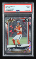 Bo Nix 2024 Donruss The Rookies #38 RC (PSA 9) at PristineAuction.com