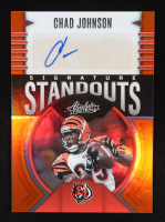 Chad Johnson 2023 Absolute Signature Standouts Orange #16 #30/50 at PristineAuction.com