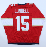 Anton Lundell Signed Jersey (Beckett) at PristineAuction.com