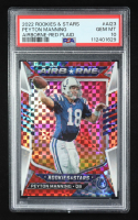 Peyton Manning 2022 Rookies and Stars Airborne Red Plaid #23 (PSA 10) at PristineAuction.com