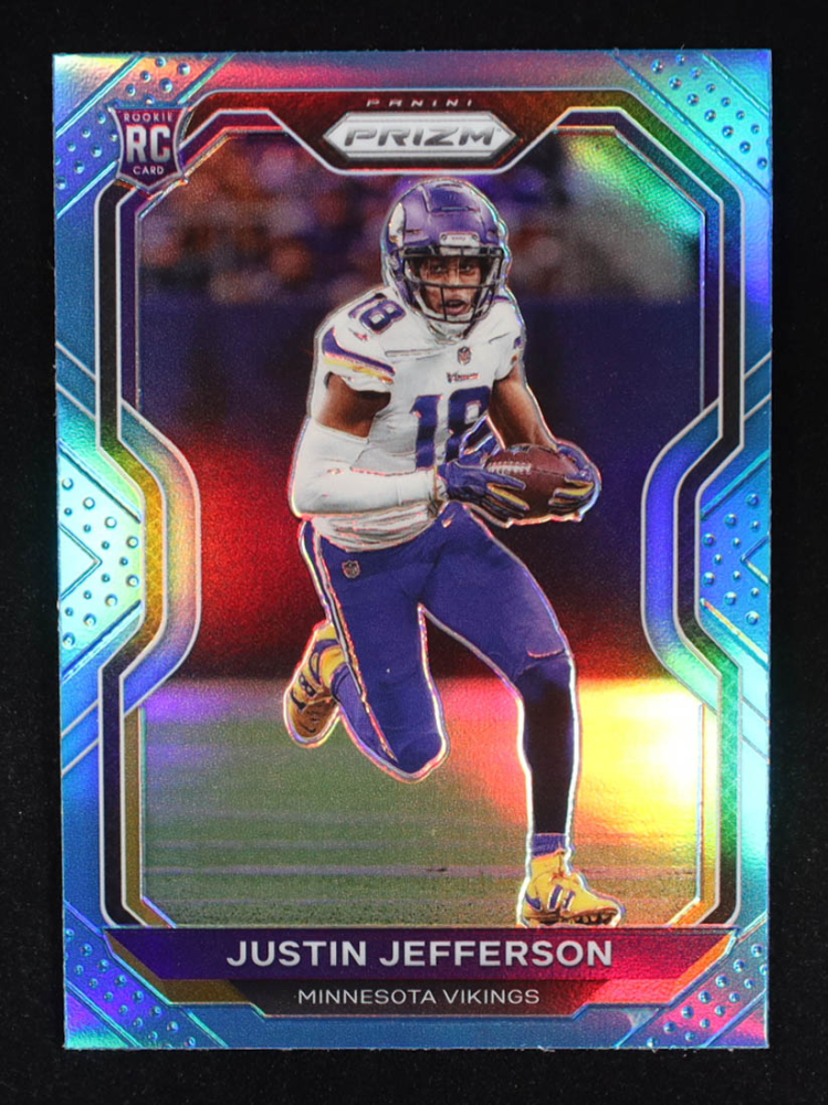 Justin Jefferson 2020 Panini Prizm Prizms Light Blue #398 RC