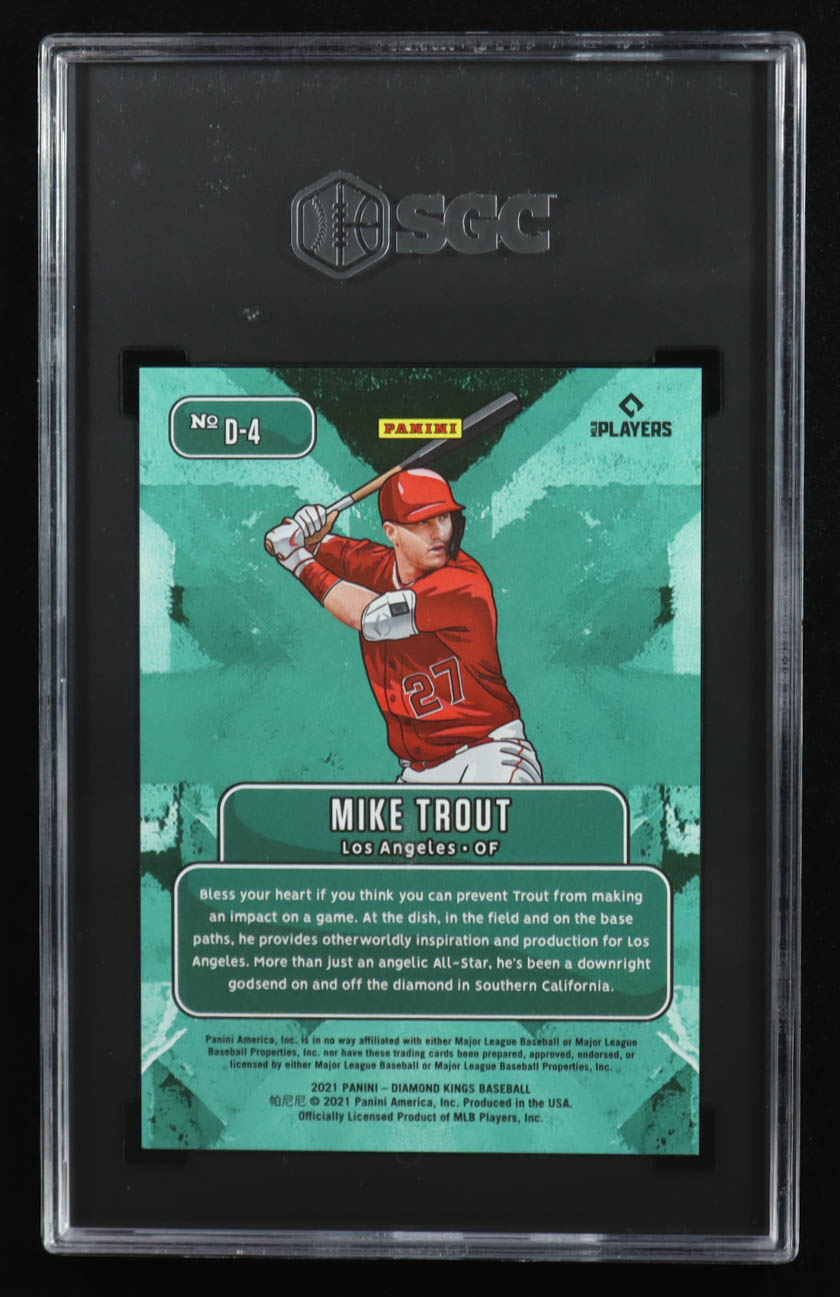 Mike Trout 2021 Diamond Kings Downtown #4 (SGC 10) at PristineAuction.com Mike Trout 2021 Diamond Kings Downtown #4 (SGC 10) at PristineAuction.com