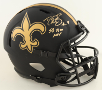 Drew Brees Signed Saints Full-Size Eclipse Alternate Speed Helmet Inscribed "SB XLIV MVP" (Beckett) at PristineAuction.com