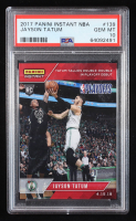 Jayson Tatum 2017-18 Panini Instant #139 RC (PSA 10) at PristineAuction.com