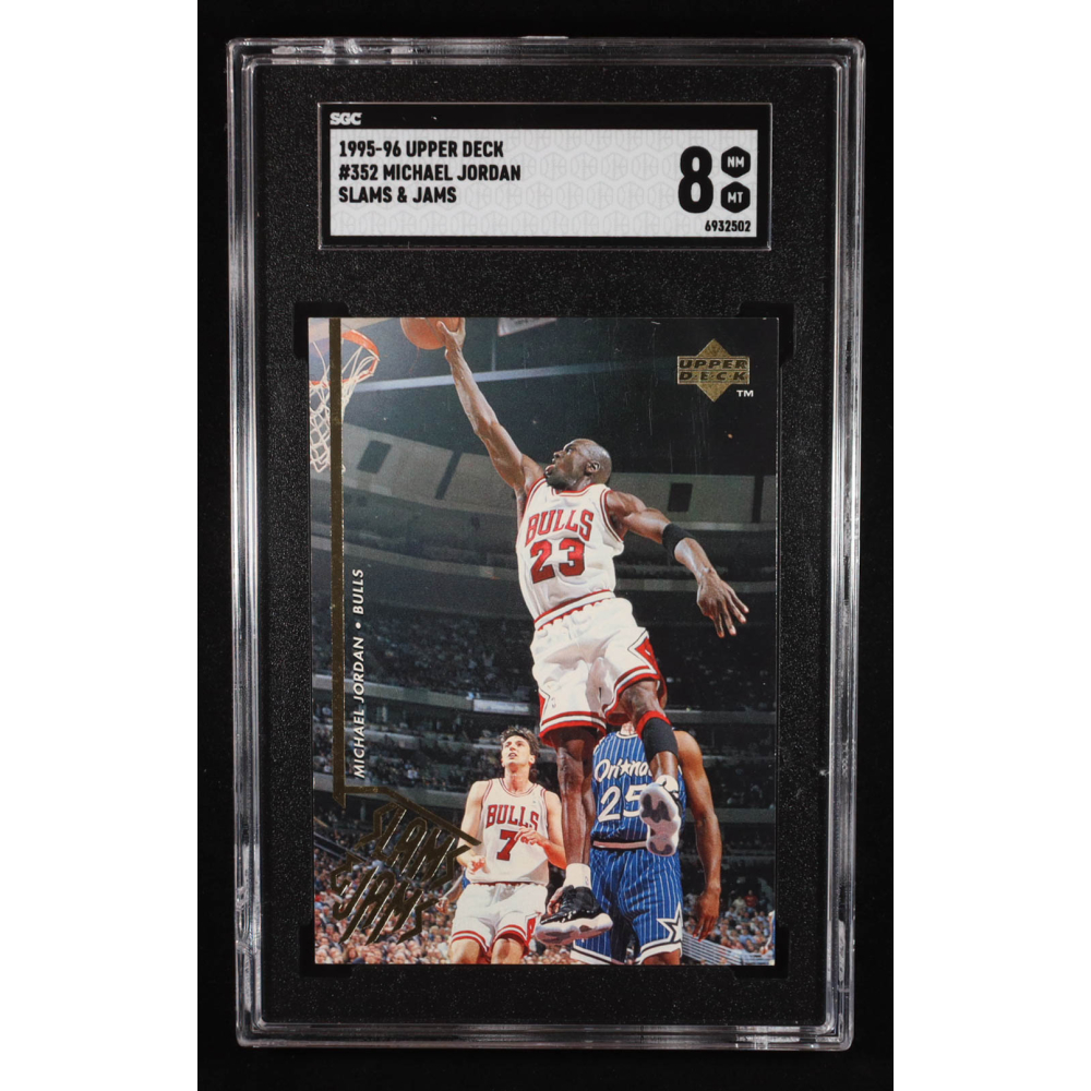 Michael Jordan 1995-96 Upper Deck #352 SJ (SGC 8) at PristineAuction.com