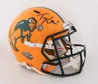 Trey Lance Signed North Dakota State Bison Full Size Speed Helmet (Beckett) at PristineAuction.com