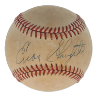 Enos Slaughter Signed OAL Baseball (JSA) at PristineAuction.com