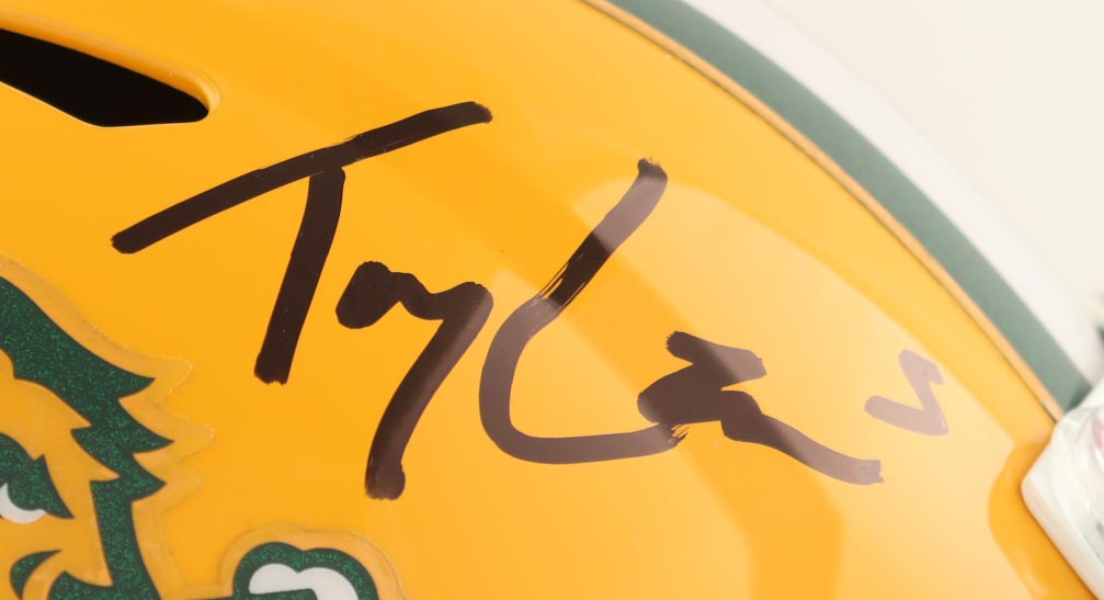 Trey Lance Signed North Dakota State Bison Full-Size Speed Helmet (Beckett) at PristineAuction.com Trey Lance Signed North Dakota State Bison Full-Size Speed Helmet (Beckett) at PristineAuction.com