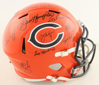Bears Full-Size Speed Helmet Team-Signed By (10) With Dan Hampton, Mike Singletary, Jim McMahon, Matt Suhey (JSA) at PristineAuction.com