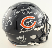 Bears Full-Size Speed Helmet Team-Signed By (10) With Dan Hampton, Mike Singletary, Jim McMahon, Matt Suhey (JSA) at PristineAuction.com