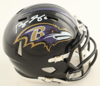 Roquan Smith Signed Ravens Speed Mini Helmet (Beckett) at PristineAuction.com