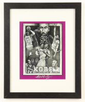 "Kobe Bryant" LE Lakers Custom Framed Lithograph Print Display Signed by Anthony Douglas (Douglas) at PristineAuction.com