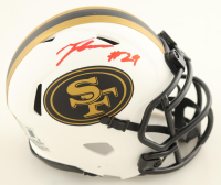 Talanoa Hufanga Signed 49ers Lunar Eclipse Alternate Speed Mini Helmet (Beckett) at PristineAuction.com