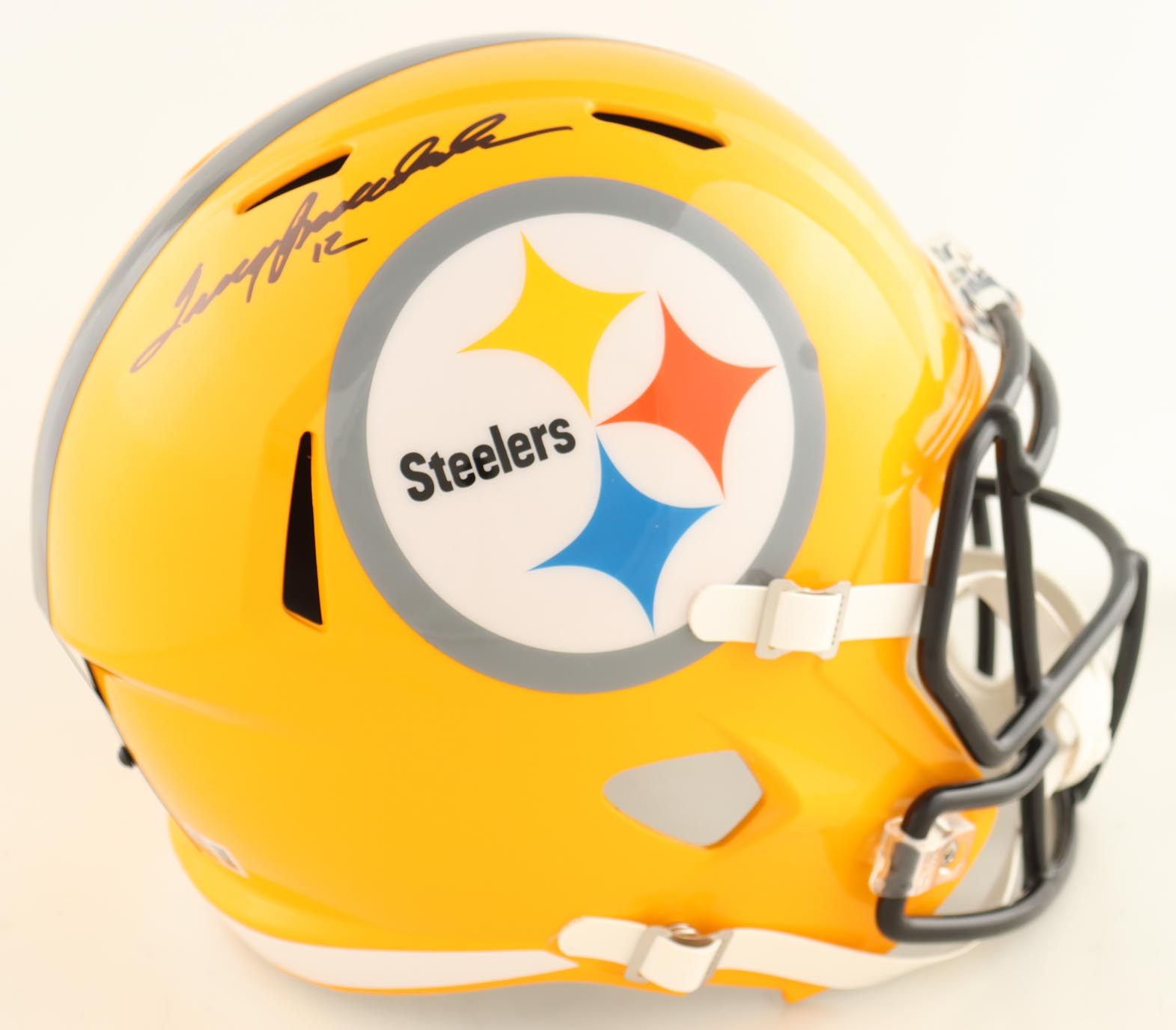 Terry Bradshaw Signed Steelers Full-Size Speed Helmet (Beckett) at PristineAuction.com Terry Bradshaw Signed Steelers Full-Size Speed Helmet (Beckett) at PristineAuction.com