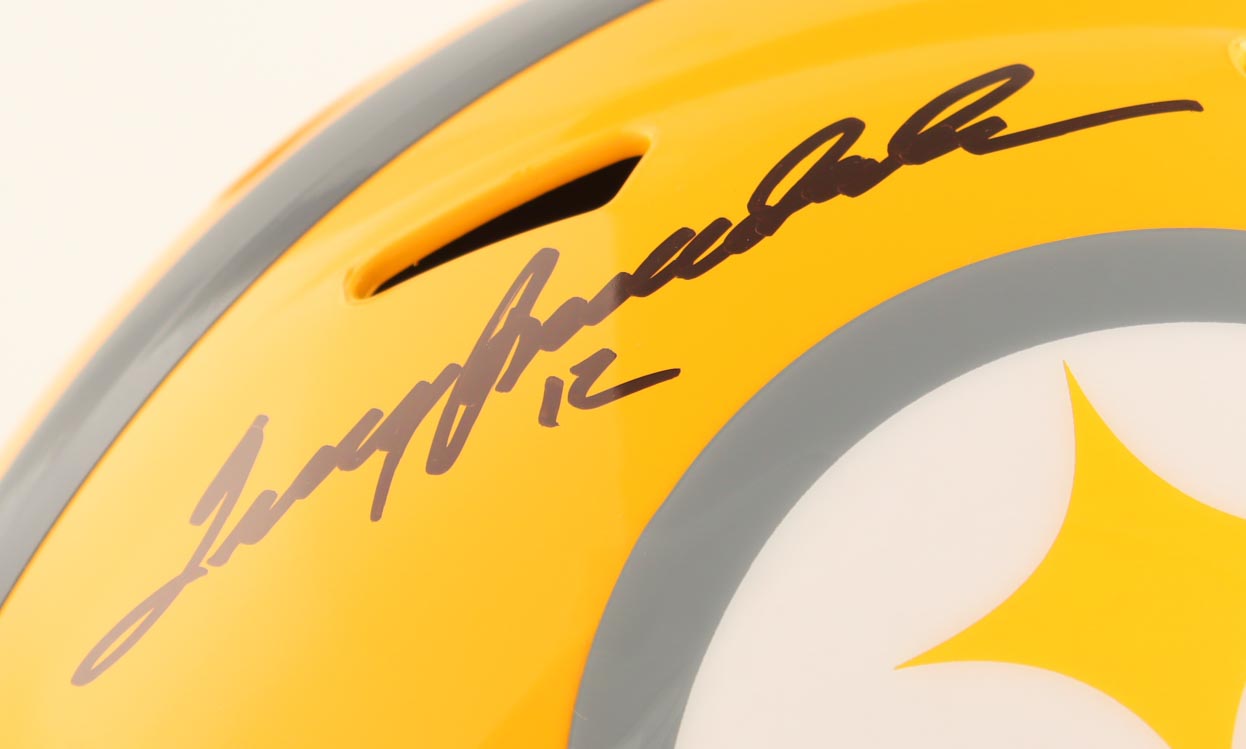 Terry Bradshaw Signed Steelers Full-Size Speed Helmet (Beckett) at PristineAuction.com Terry Bradshaw Signed Steelers Full-Size Speed Helmet (Beckett) at PristineAuction.com