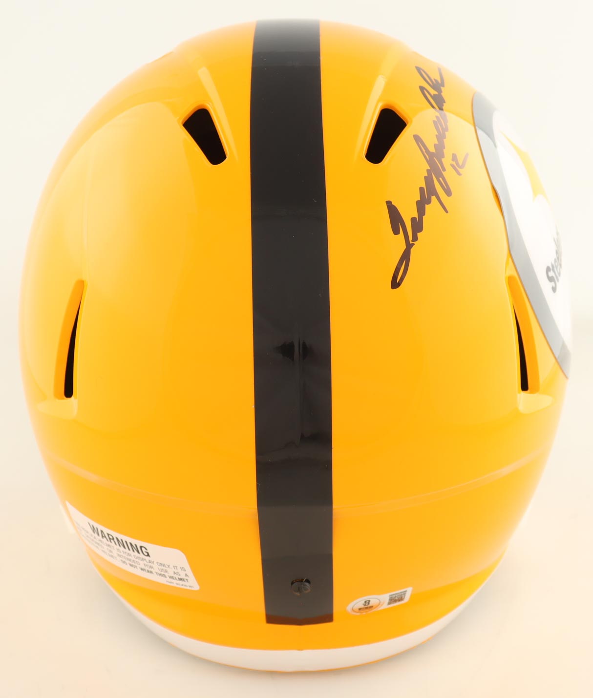 Terry Bradshaw Signed Steelers Full-Size Speed Helmet (Beckett) at PristineAuction.com Terry Bradshaw Signed Steelers Full-Size Speed Helmet (Beckett) at PristineAuction.com