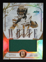 Garrett Wilson 2024 Panini Gold Standard White Gold Jerseys #16 #168/299 at PristineAuction.com