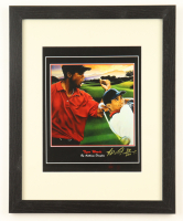 "Tiger Woods" LE Custom Framed Lithograph Print Display Signed by Anthony Douglas (Douglas) at PristineAuction.com