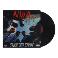 Ice Cube Signed "Straight Outta Compton" Vinyl Record Album (PSA) at PristineAuction.com