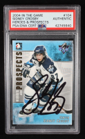Sidney Crosby Signed 2004-05 ITG Heroes and Prospects #104 RC (PSA) at PristineAuction.com