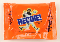 Reggie Jackson Signed "Reggie!" Candy Bar Inscribed "44/44" (JSA) at PristineAuction.com
