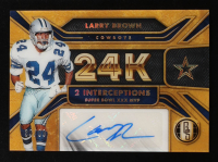 Larry Brown 2024 Panini Gold Standard 24K Autographs #12 #39/99 at PristineAuction.com