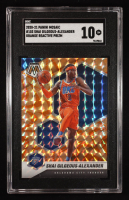 Shai Gilgeous-Alexander 2020-21 Panini Mosaic Orange Reactive Prizm #103 (SGC 10) at PristineAuction.com