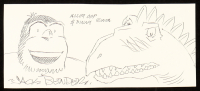 Jack Bender Signed 3x9 Sketch (Beckett) at PristineAuction.com