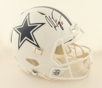 Jake Ferguson Signed Cowboys Full-Size Authentic On-Field Speed Helmet (Beckett) at PristineAuction.com