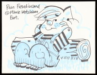 Ron Ferdinand Signed "Dennis the Menace" 8x10 Sketch  (Beckett) at PristineAuction.com