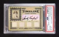 Sandy Koufax 2005 Prime Cuts Timeline Signature Material Quad #T42 Jersey #2/5 (PSA 8) at PristineAuction.com