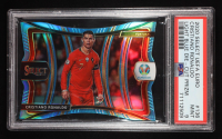 Cristiano Ronaldo 2020 Select UEFA Euro Prizms Light Blue Die Cut #136  (PSA 9) at PristineAuction.com