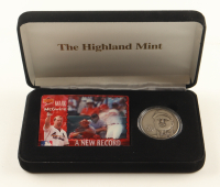 Mark McGwire Cardinals LE The Highland Mint Motion Card Card & Nickel Silver Coin Set at PristineAuction.com