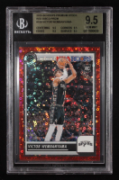 Victor Wembanyama 2023-24 Hoops Premium Stock Red Disco Prizm #108 RC (BGS 9.5) at PristineAuction.com