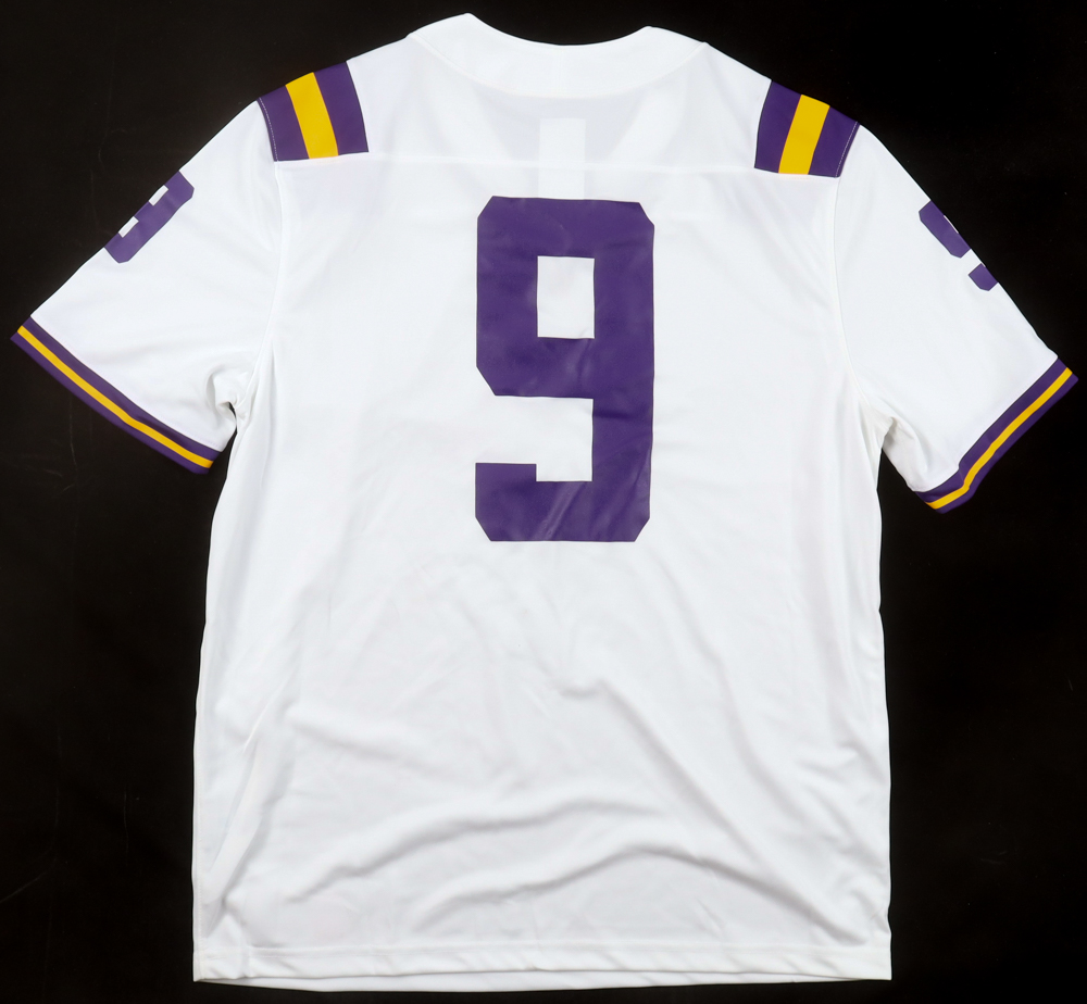 Joe Burrow Signed LSU Tigers Nike Jersey (Fanatics) at PristineAuction.com Joe Burrow Signed LSU Tigers Nike Jersey (Fanatics) at PristineAuction.com