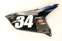 Dax Bennick Signed Race Used #34 Bike Side Number Plate | Star Racing Exclusive Auction (PA COA) at PristineAuction.com