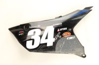 Dax Bennick Signed Race Used #34 Bike Side Number Plate | Star Racing Exclusive Auction (PA COA) at PristineAuction.com