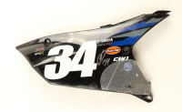 Dax Bennick Signed Race Used #34 Bike Side Number Plate | Star Racing Exclusive Auction (PA COA) at PristineAuction.com