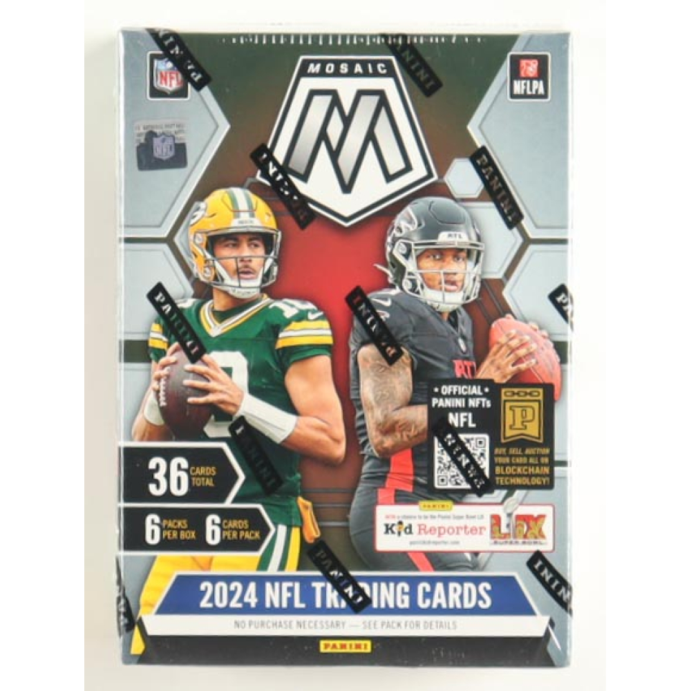 2024 Panini Mosaic Football Blaster Box With (6) Packs at PristineAuction.com