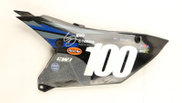 Cole Davies Signed Race Used #100 Bike Side Number Plate | Star Racing Exclusive Auction (PA COA) at PristineAuction.com
