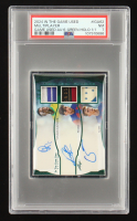 Junior | Pedri | Gavi | Endrick | Garnacho | Alvarez 2024 ITG Used Green Holo Jersey Auto #IGAG2 #1/1 (PSA 7) at PristineAuction.com