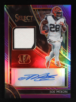 Joe Mixon 2019 Select Signature Memorabilia Prizm Purple #MPJM #36/49 at PristineAuction.com