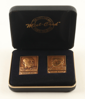 Grant Hill & Jason Kidd LE 1995 Hardcourt Heroes The Highland Mint Set of (2) Bronze Cards at PristineAuction.com