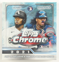 2021 Topps Chrome Baseball Mega Box with (10) Packs at PristineAuction.com