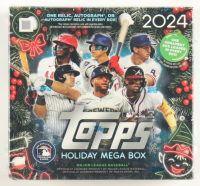 2024 Topps Holiday Baseball Mega Box with (10) Packs at PristineAuction.com