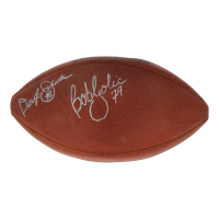 Daryl Johnston & Bob Golic Signed NFL Football (Beckett) at PristineAuction.com