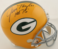 Jim Taylor Signed Packers Full-Size Helmet Inscribed "HOF 76" (JSA) at PristineAuction.com
