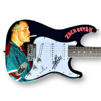 Zach Bryan Signed Custom Self-Titled Stratocaster Electric Guitar (JSA) at PristineAuction.com